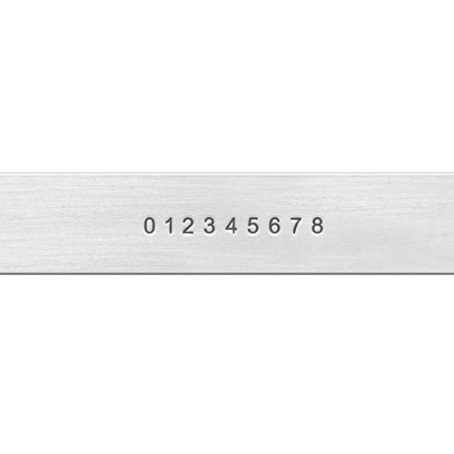 ImpressArt - Basic Sans Serif 1.5mm Number Metal Sets for Metal Hand Stamping & Handmade Jewelry - color: Sans Serif (1.5mm), size: Numbers