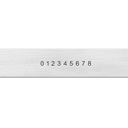 ImpressArt - Basic Sans Serif 1.5mm Number Metal Sets for Metal Hand Stamping & Handmade Jewelry - color: Sans Serif (1.5mm), size: Numbers