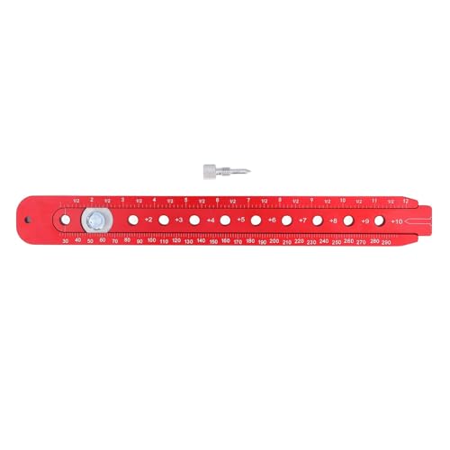 Woodworking Compass Scriber, Woodworking Circle Ruler Aluminium Alloy Adjustable Woodworking Circular Drawing Tool for Carpenter Tool