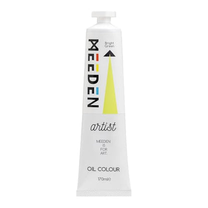MEEDEN Artist Grade Oil Paint: Bright Green - 170ml/5.7oz Tube | Professional Art Paints and Supplies for Canvas Painting - color: Bright Green, size: 5.7 Fl Oz (Pack of 1)