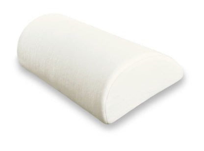 Soft 4 In 1 Memory Foam Pillow - White - Half Moon / Half Cylinder Neck Roll Pillow Best Wedge Cervical, Lumbar Support, Back And Knee, White - Curve For Pain - Bolster Pillow For Knees - This Curve Pillow Will Take You To The Moon