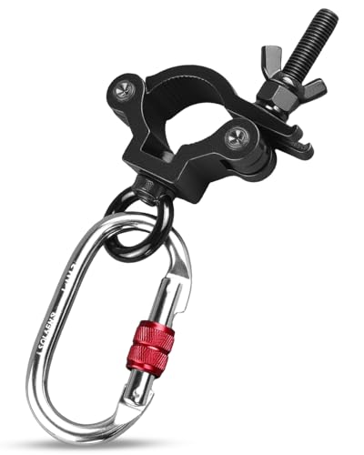 Pole Dancing Hanging Clamp with Carabiner for Aerial Silks, Fitness, Yoga