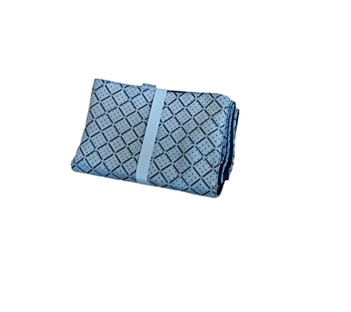 CGEAR Outdoor Travel Yoga Mat | Machine Washable Non-Slip Foldable & Portable Compact Workout Mat | Place on Yoga Mat | Exercise Mats - Folding Lightweight Yoga Mat for Women w strap 72" x 25"