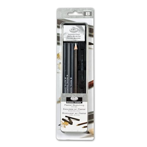 Royal & Langnickel Mini Tin Charcoal and Pastel Drawing Set - style: Pastel Drawing