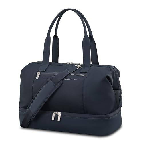 Samsonite Better Than Basic 드롭 바텀 위켄더 - color: 미드나잇 블루