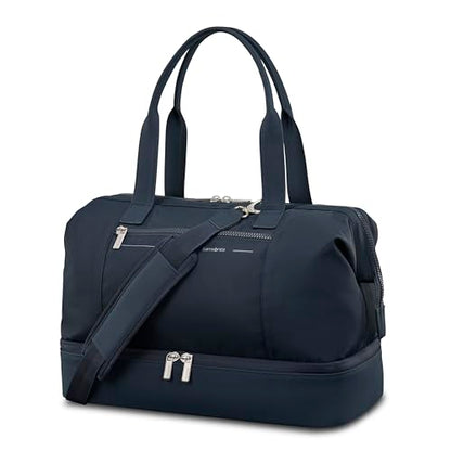 Samsonite Better Than Basic 드롭 바텀 위켄더 - color: 미드나잇 블루