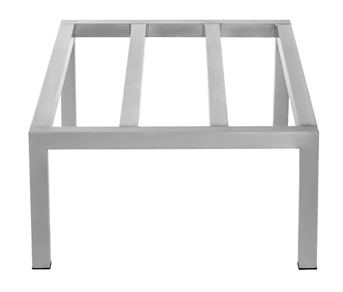 CenPro Commercial NSF Aluminum Dunnage Rack - 1,500 lb. Weight Capacity - 30"x24"x12" (28W-138) - size: 30x24x12"