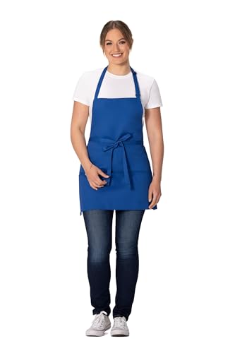 Chef Works Unisex Three Pocket Apron - color: Royal