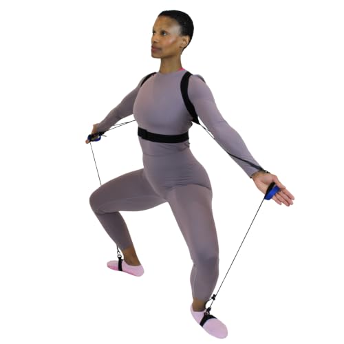 TYE4X™, Pilates Wearable Resistance and Assistance Total Body Exercise, Core Strengthening, Portable Home Gym, Pilates, Yoga, Barre, Posture, Stretching - size: Large