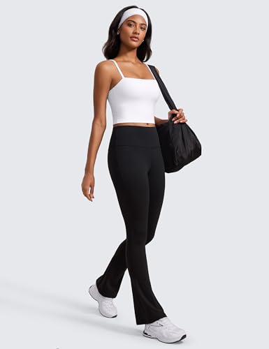 CRZ YOGA Butterluxe Cami Crop Tank Tops - color: White, size: Large