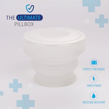 Deke Home - 2 Pack Silicone Collapsible Travel Cups with Lids – Portable, Food Grade Camping Mugs for Outdoor, Hiking, Camping, Backpacking, and Travel