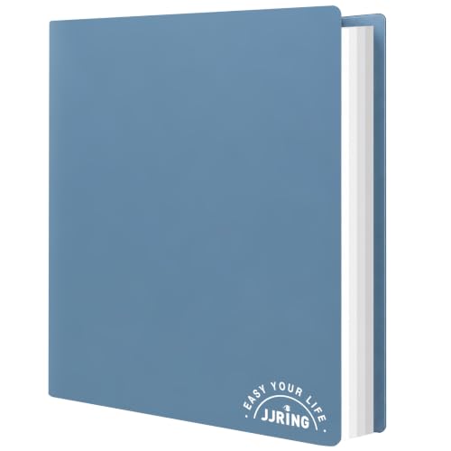 18x24 Blue Art Portfolio Folder Displaying 48 Pages With Plastic Sleeves | 24-Pocket Presentation Book Binder For Artwork Storage Featuring Dark Inner Paper Inserts Protective Document Archival Holder - color: Blue, size: 18*24