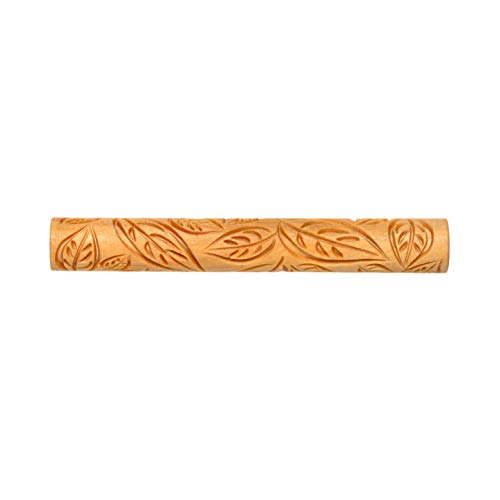 MKM Pottery Tools Wood Twig Rollers for Clay (TW-06 Leaves in The Wind) - color: TW-06 Leaves in the Wind