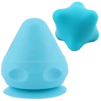 2pcs Neck Relaxer Shoulder Back Massager,Myofascial Massage Ball,Suction Cup Mountable Back Pain Relief Tool Therapying Massager Ball,for Neck,Leg, Back Myofascial Release