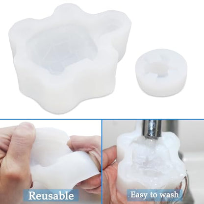 Turtle Shape Resin Molds, SENHAI 4 Pcs Cute Turtle Silicone Molds, 3D Animal Epoxy Resin Molds, Turtle Art Silicone Resin Molds for Craft, Resin Casting, Home Decoration, Holiday Gifts