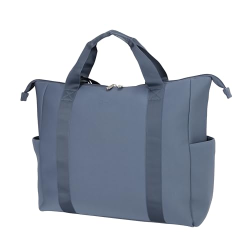 Jessica Simpson Countryside Travel Tote with Zipper Shoulder Carry On Work Bag for Women - color: Oceanview