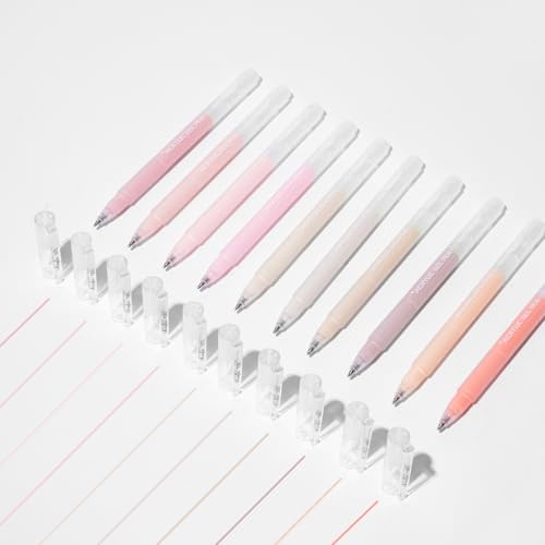ROSYMENG 10 Colors Acrylic Gel Pens Set, Big-Capacity Ink Acrylic Paint Pen for Adults Coloring Books, Waterproof Paint Markers for Canvas, Rock, Wood, Drawing Doodling, Ceramic, Fabric, DIY Crafts - color: 10 Color(Skin)