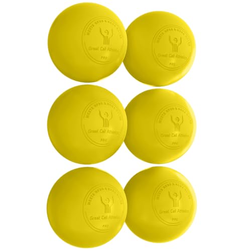 Great Call Athletics Lacrosse Official Game Balls Durable Consistent Performance - color: Yellow