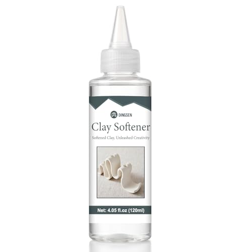 120ml Liquid Polymer Clay Softener, Restores Workability and Shine | Non‑Toxic/Odorless,Revive Hardened Clay,Enhances Flexibility & Adhesion,Ideal for Ceramic Artists,Teachers & DIY Craft Lovers