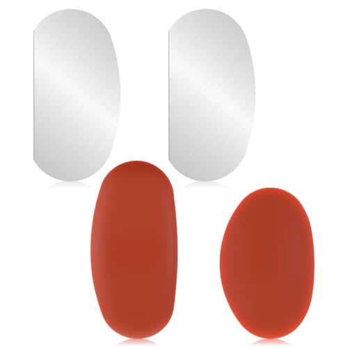 Pottery Ribs, Rubber Pottery Clay Ribs and Ceramics Rib Pottery-Tools Metal Clay Scraper Scraper Sculpture Cutter Crafts Tool Ceramics Tool Kit for Texturing Artists Modeling Potter (4 Pcs)