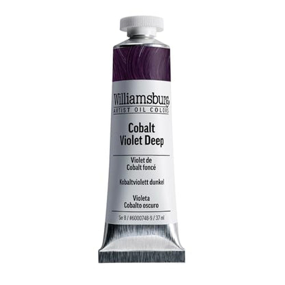 Williamsburg Artist Oil Colors, Cobalt Violet Deep, 37 ml Tube | Artist grade oil paint delivering rich texture, high pigment load, and distinctive handmade character. - color: Cobalt Violet Deep, size: 1.25 Fl Oz (Pack of 1)