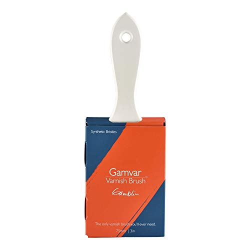 Gamblin Gamvar Varnish Brush, 75mm (GB01175) White