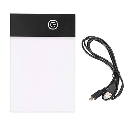 LED Light Box, Eye‑ A6 LED Light Pad Drawing LED Light Board Brightness Artcraft Tracing Flip Book Kit with Non‑Slip Backing, LED Copy Board Tablet