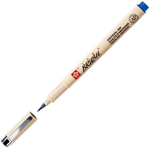 Sakura Pigma Brush 8 Color Set Water based pigment with brush nib