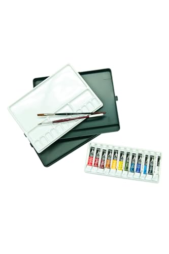 Grumbacher Academy Watercolor Paint, 7.5ml/0.25 oz. Tube, 12-Color Set (2012) - color: 12-Color Set