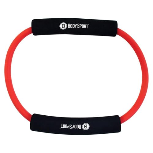 Body Sport Loop Tubing , Resistance Band with Foam Pad Handles for Strength Training and Rehabilitation - color: Red, size: Heavy