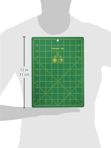 Omnigrid Self-Healing Cutting Mat - 8'' x 11'' Inch Precision Fabric Cutting Mat with Durable Surface for Quilting, Sewing & Crafts | Precision Fabric Cutting Mat with Durable Surface for Quilting, Sewing & Crafts - size: 11.8"L x 9.4"W