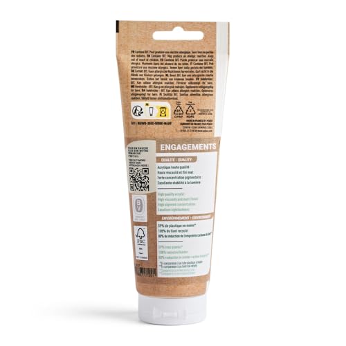 PEBEO Origin Acrylics 120ml Matte Acrylic Paint, Naples Yellow | Classic warm pale yellow for light-filled passages - dense matte acrylic in a 120ml eco-tube, intense and lightfast. - color: Naples Yellow