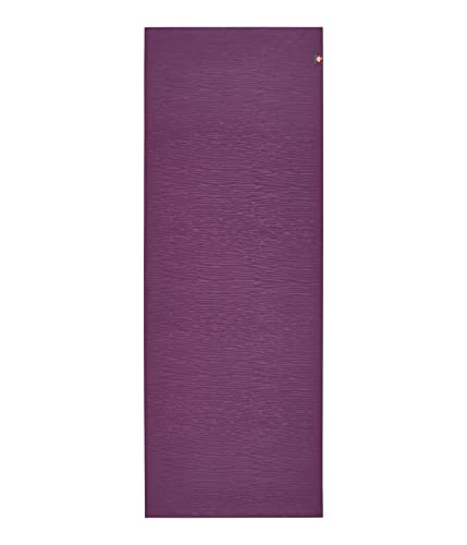 Manduka eKO Yoga Mat - Natural Rubber | Eco-Friendly | Soft Textured Surface| Natural Next-to-Skin Feel - color: Acai Midnight, size: 71" x 24"
