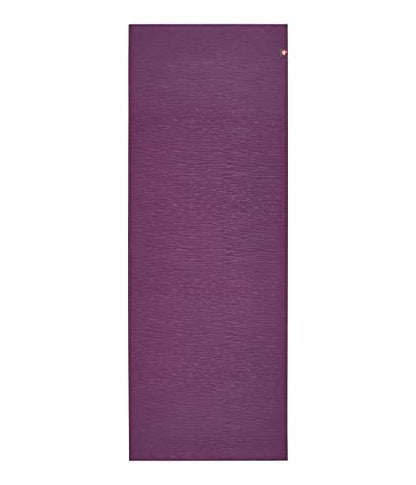 Manduka eKO Yoga Mat - Natural Rubber | Eco-Friendly | Soft Textured Surface| Natural Next-to-Skin Feel - color: Acai Midnight, size: 71" x 24"