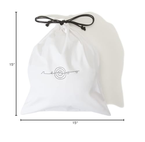 renoo Round Organic Meditation Cushion Zafu - Buckwheat Meditation Pillow for Yoga and Mindfulness - Adjustable Height - Floor Cushion - GOTS Certified Cotton Washable Cover - 13x7 - snow - color: Snow