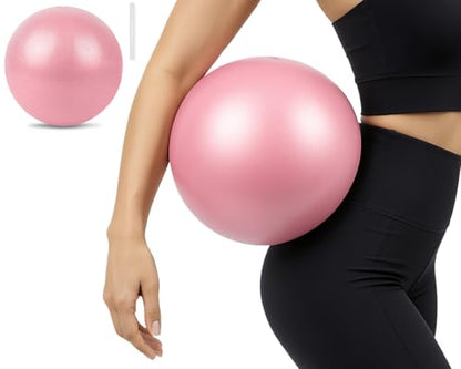 9 Inch Pilates Ball, Small Yoga Exercise Ball