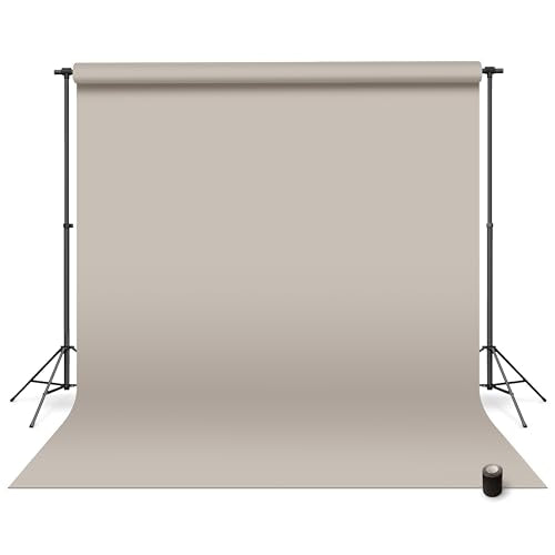 Denny Mfg Seamless Paper Backdrop for Photoshoot, Ash Grey, 86 in x 36 ft | Photoshoot backdrop, Matte Finish for Portraits, Product Photos and Video Shoots, with Free Roll Gaffer Tape (2 in x 13 ft) - color: Ash Gray, size: 86 in x 36 ft