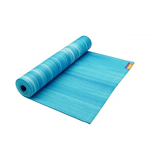 Hugger Mugger Nature Ultra Yoga Mat - Unique Variegated Design, Extra Cushion, Durable, Sticky and Grippy, Stable Non-Slip Surface, Lightweight - color: Ocean