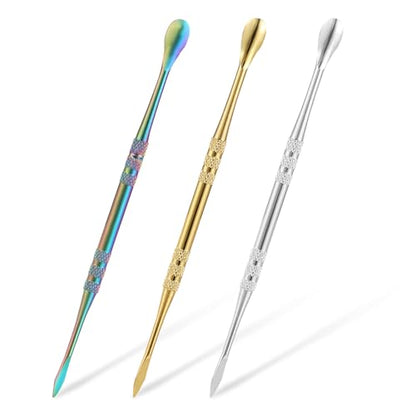 3pcs Wax Carving Tools Set, Stainless Steel Sculpture Tool Wax Tools Kit Sculpting Tool Spoon, Wax Carving Tool Set for Carving Modeling