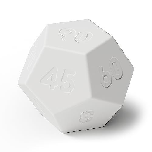 mooas Dodecagon Time Ball Rechargeable Mini Timer (White) - color: White