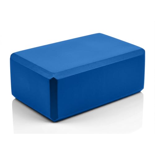 Bulk 4in Foam Yoga Blocks, 6 Pack - color: Blue