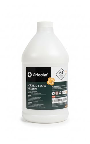 Artecho Pouring Effects Medium 64oz / 1.89L | Acrylic Medium, For Acrylic Paint - size: 64 Fl Oz (Pack of 1)