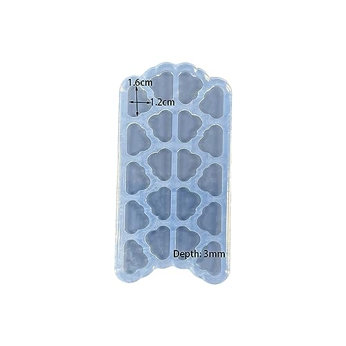 Angel Wings Mini Cloud Shape Earring Silicone Molds UV Resin Mold for DIY Earrings, Ear Studs, Pendant, Jewelry Making Crafts - color: Mini Cloud