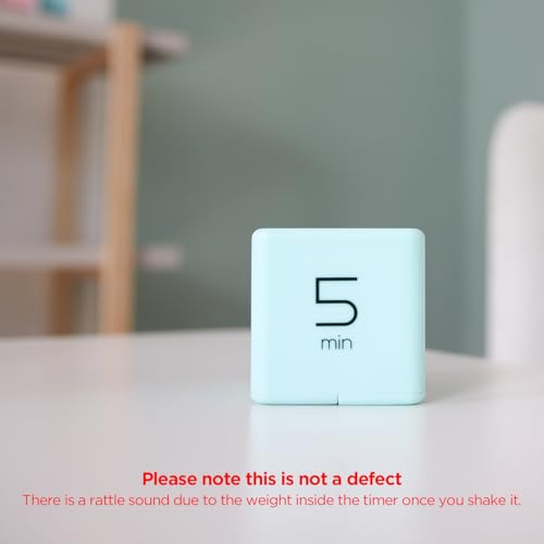 mooas Cube Timer, Flip, Block, Productivity, Time Management (Mint) - color: Mint