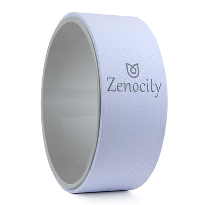 Yoga Back Roller - Yoga Wheel for Stretching and Back Pain Relief - Back Stretcher - Foam Roller - Balance Accessory for Stretching - Thick Padding for Comfort - Improve Flexibility