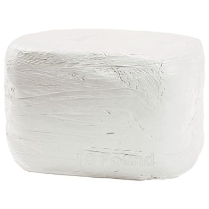 ReArt Natural Air-Dry Clay, for Sculpting, Wheel Throwing, Hand Building, All-Purpose Modeling Clay 10lbs for Sculpting (White 10LBs) - color: White 10LBs