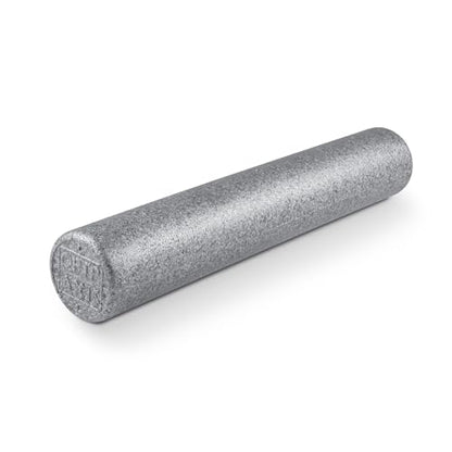 OPTP Silver AXIS Moderately Firm Foam Roller – Round, Silver, 36" x 6" | Moderate density for sports medicine, physical therapy, Pilates, yoga, trigger point myofascial release, Heat-molded EPP foam - size: 36" x 6" Round
