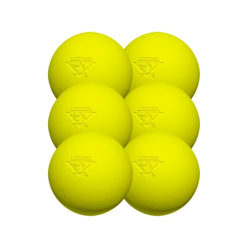 Lacrosse Unlimited 6-Pack of Lacrosse Balls NOCSAE Approved - color: Yellow