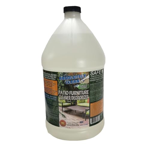 Amazing Patio Furniture Cleaner - Natural Enzymes Easily Remove Dirt, Bird Droppings, Food Stains and More from Your Outdoor and Patio Furniture - USA Made (128oz) - size: 128 Fl Oz (Pack of 1)