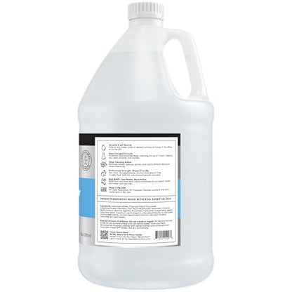 Clean Revolution SuperCharged All Purpose Cleaner Refill with Smart Probiotic + Enzyme Complex, Multi-Surface Kitchen Bathroom & Floor Cleaner, Fragrance Free, 128 Fl Oz (Pack of 1) - size: 128 Fl Oz (Pack of 1)